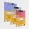Acrylic Clipboards 9x12 in. A4 – Assorted Colors – 36 Count